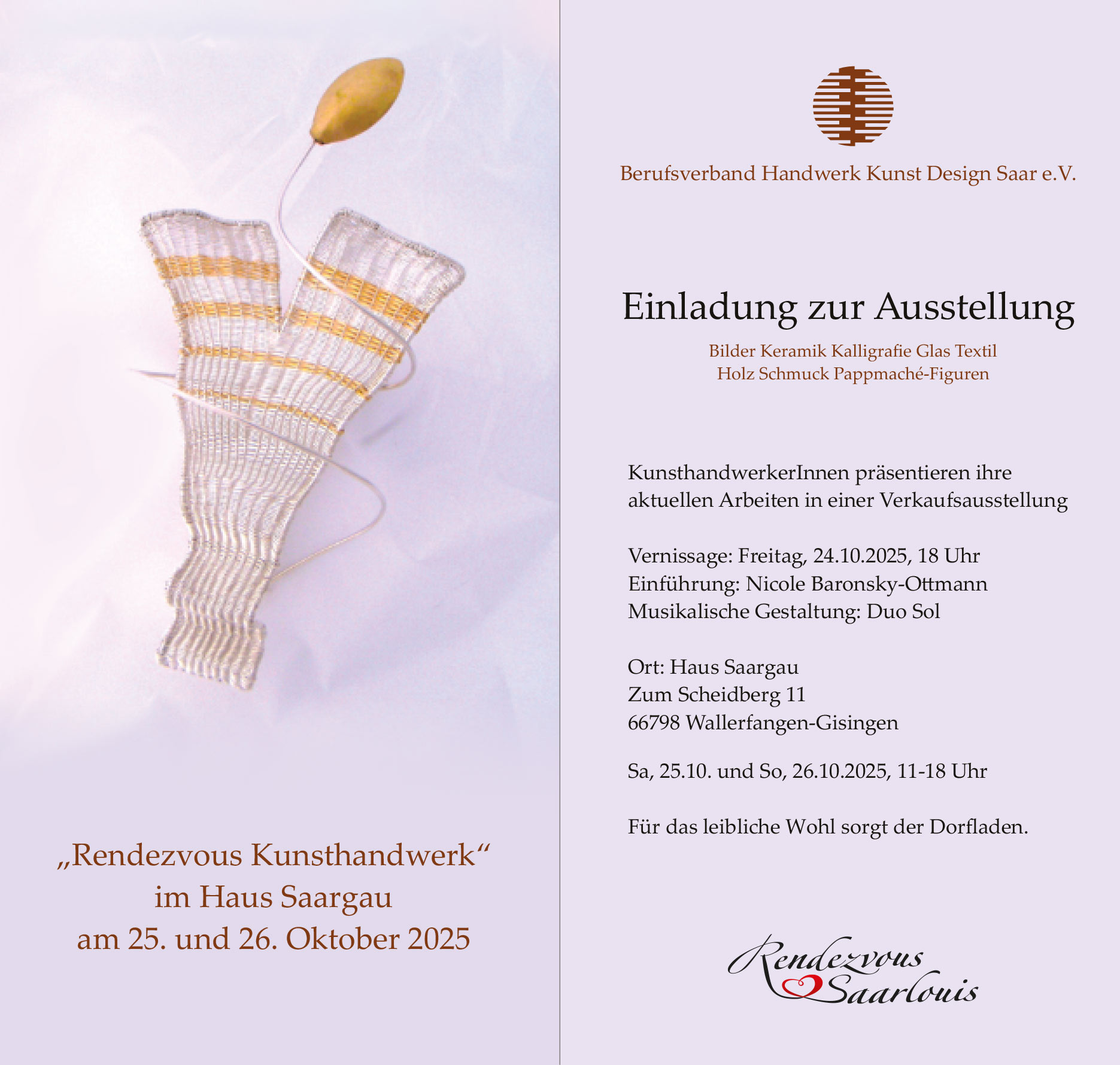 Flyer Haus Saargau